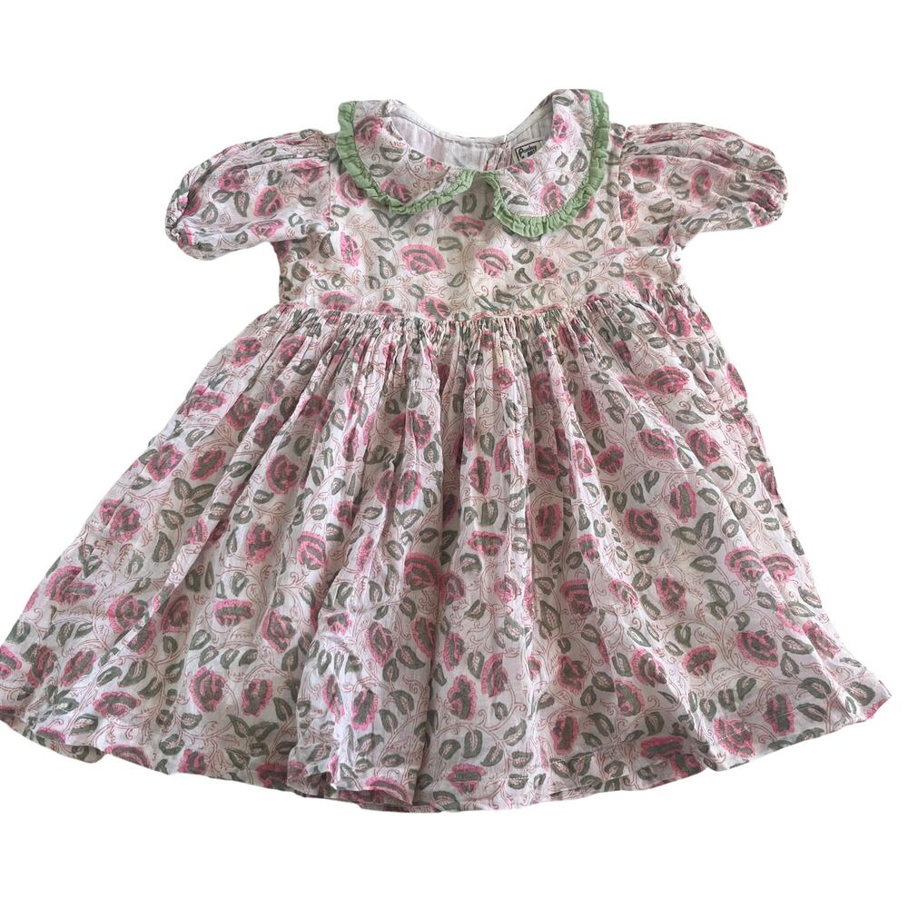 Paisley Magic Gloria Bougainvillea Cottagecore Floral Dress Sz 3